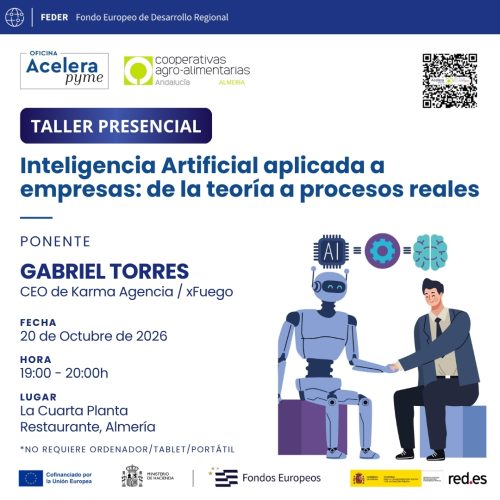 🚀 Taller presencial | Inteligencia Artificial aplicada a empresas: de la teoría a procesos reales